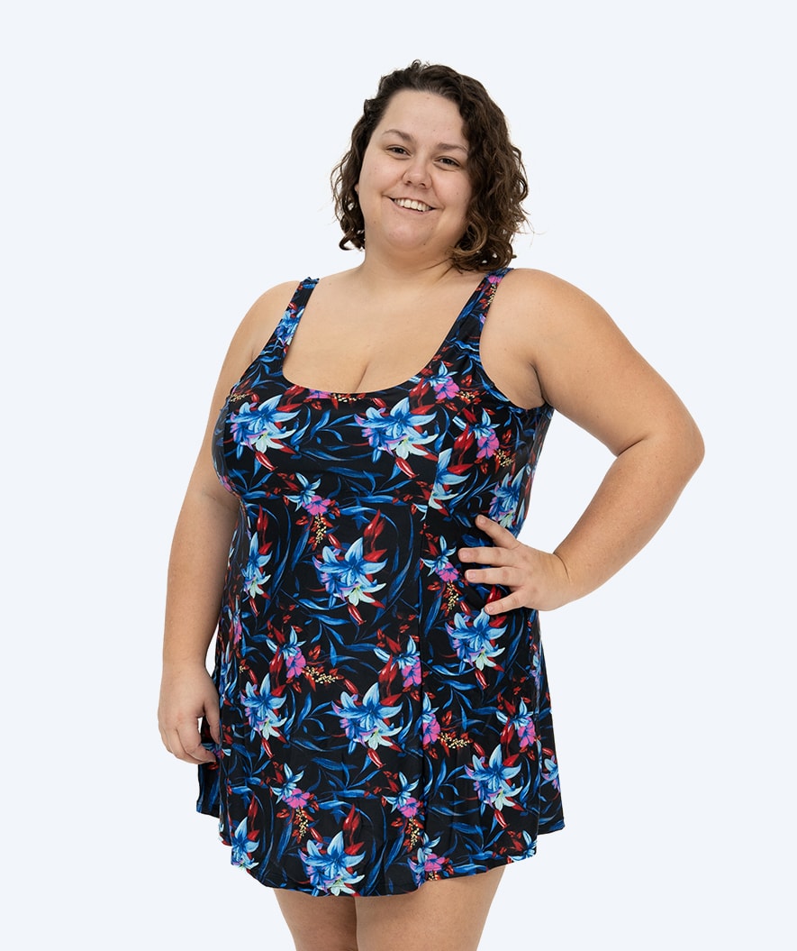 Watery Badeanzug mit Rock für Damen - Laguna - Arvin Blue