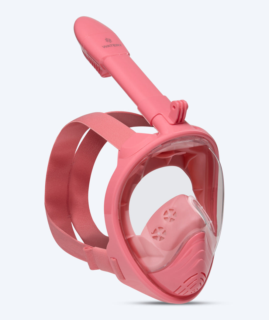 Watery Vollgesichtstauchmaske für Kinder - Oxygen - Atlantic Rosa