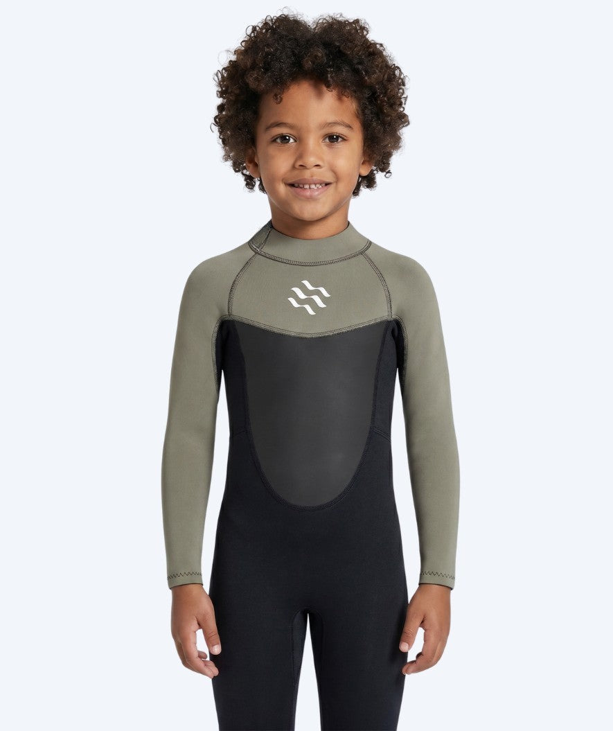Watery Neoprenanzug für Kinder - Gecko (3mm) - Dust Grün