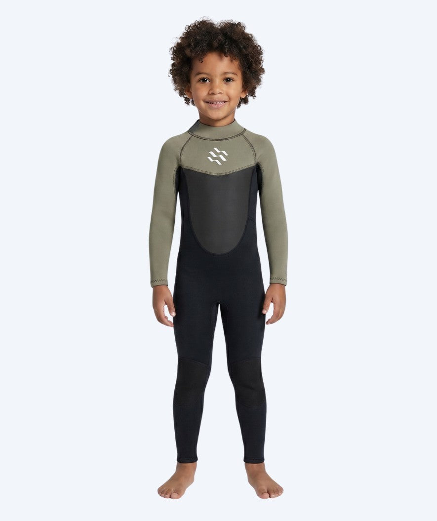 Watery Neoprenanzug für Kinder - Gecko (3mm) - Dust Grün