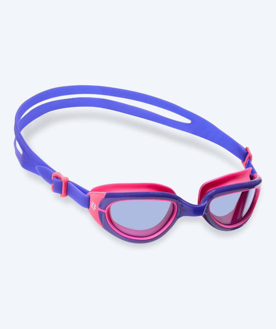 Watery Schwimmbrille für Kinder - Wade Active - Lila/Rosa (Blau Scheiben)
