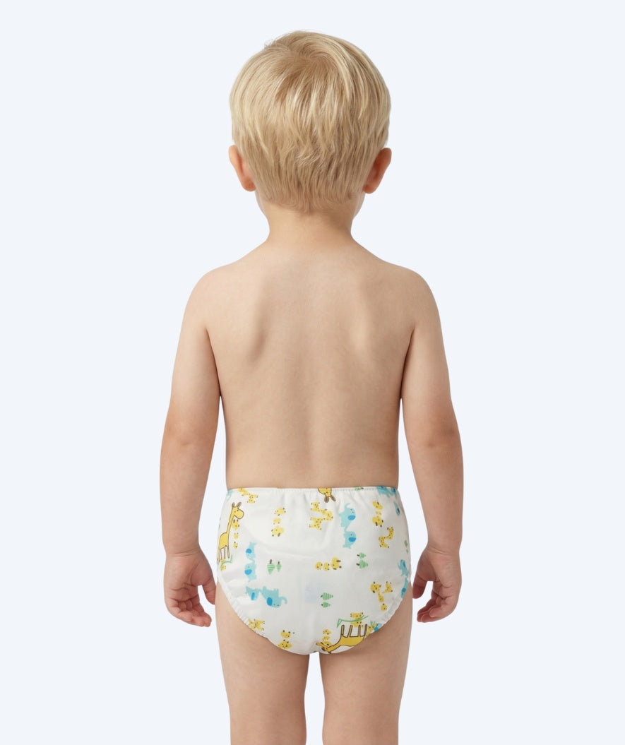 Watery Badewindel - Ondine - Weiß mit Print