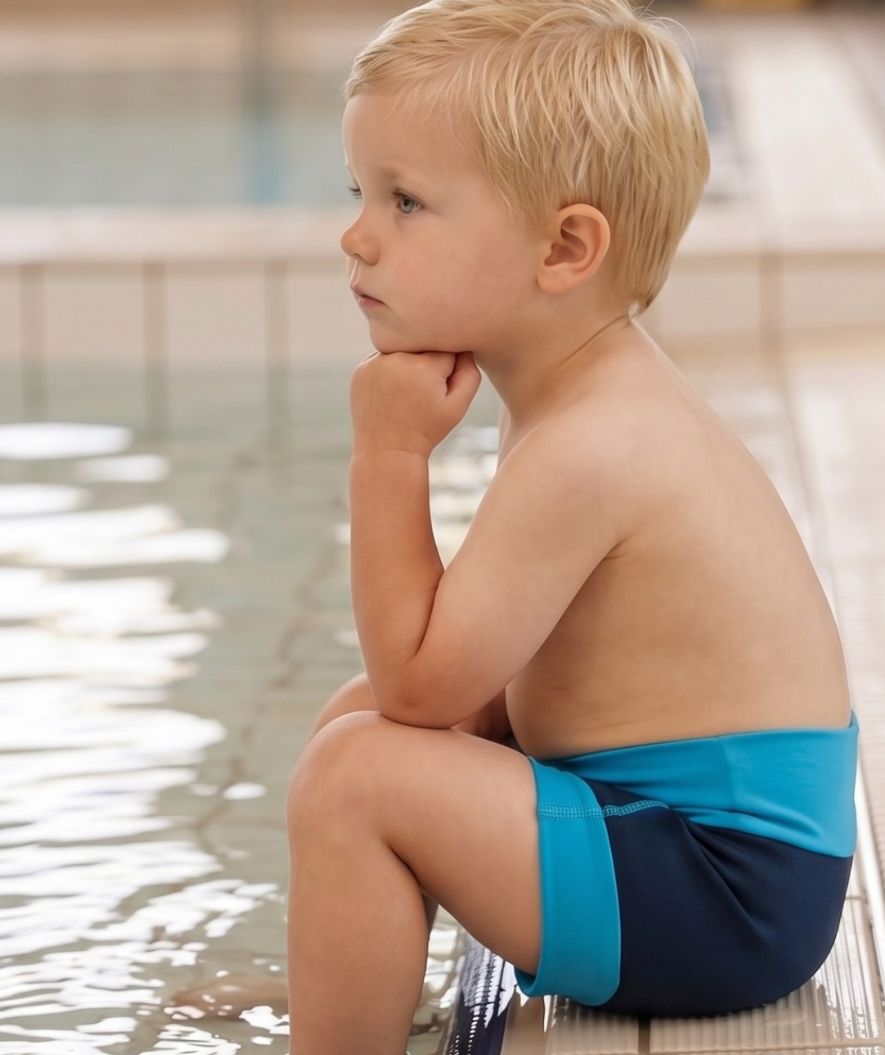 Watery Schwimmwindelhosen für Kinder - Neoprene Swim Nappy - Atlantic Blue