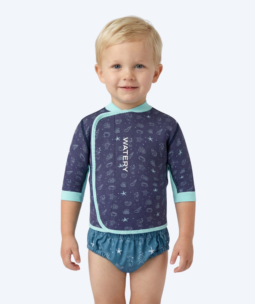Watery Neopren Shirt - Baia Top - Atlantic Turquoise
