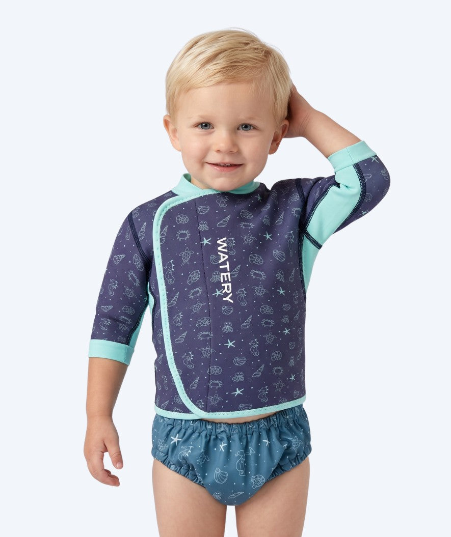 Watery Neopren Shirt - Baia Top - Atlantic Turquoise