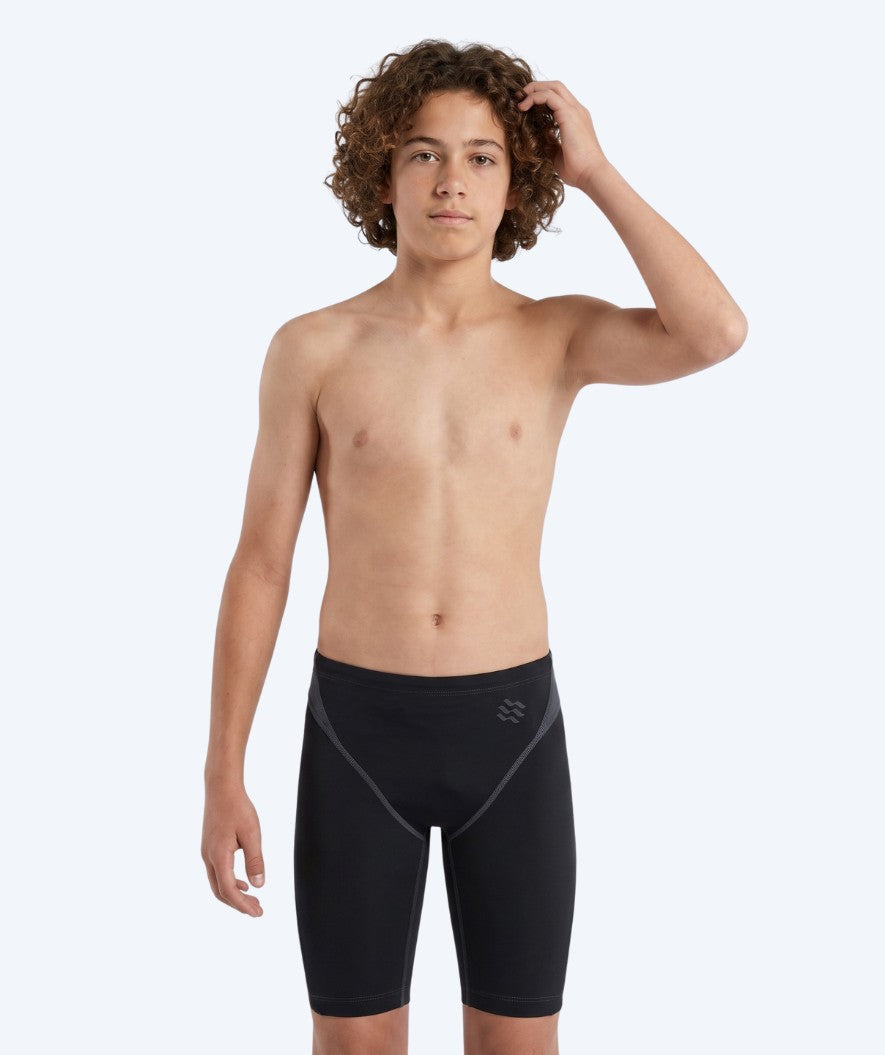 Watery Wettkampf Badehose für Jungen - Rapidskin 2.0 - Schwarz