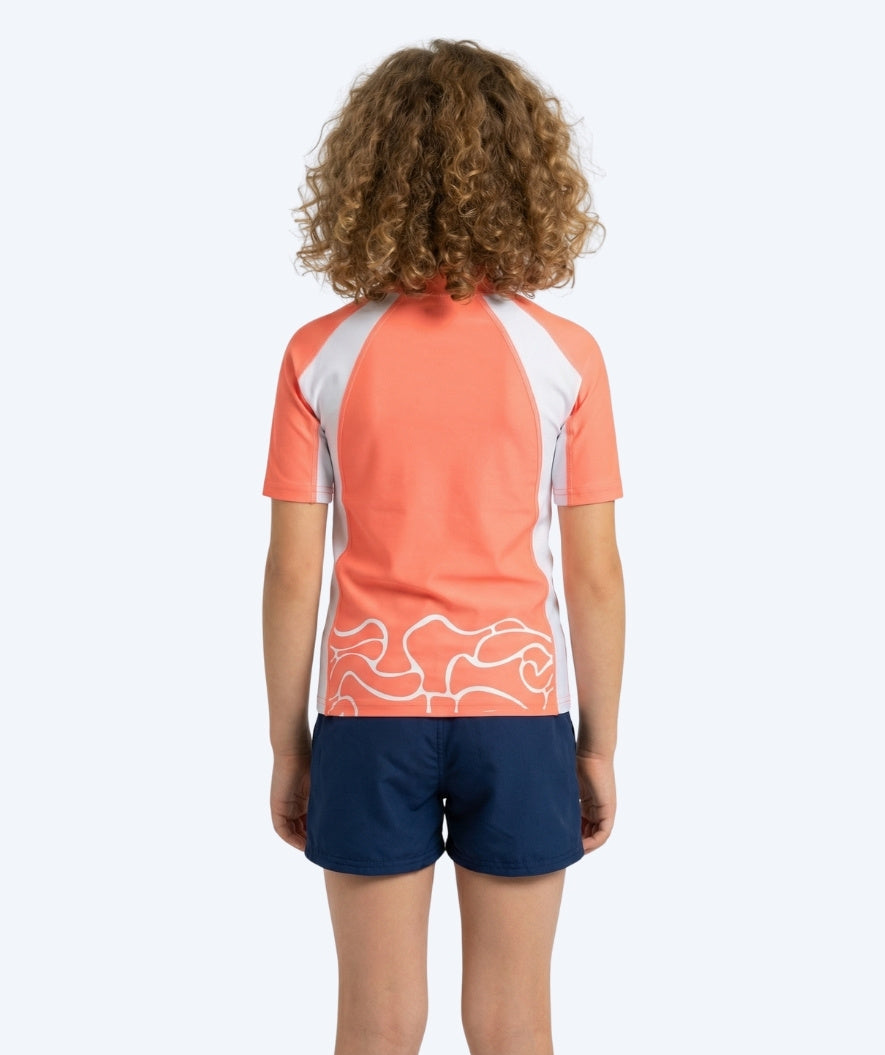 Set Costume Intero Manica Lunga + Shorts Da Bagno Per Bambino UV Protection Freebily