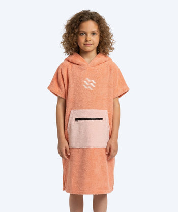 Watery Badeponcho für Kinder (1-6) - Baumwolle - Atlantic Pink
