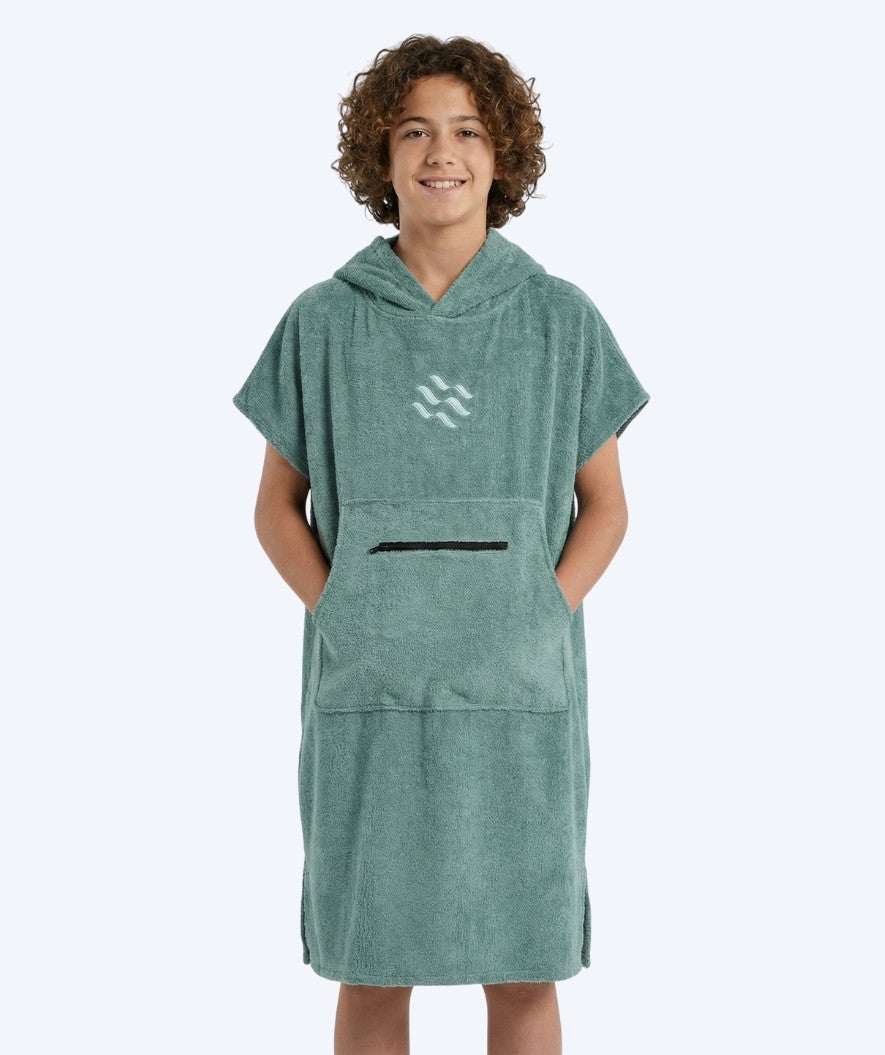 Watery Badeponcho für Junior (6-15) - Baumwolle - Forrest Green