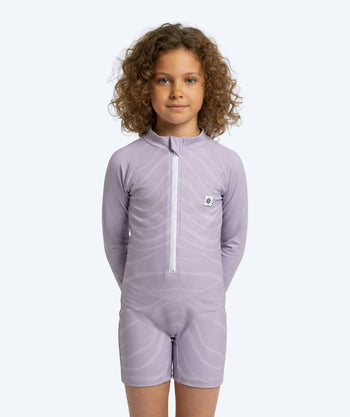 Watery UV-Anzug für Kinder - Fjord Langarm Rashguard - Lila