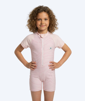 Watery UV-Anzug für Kinder - Fjord Kurzarm Rashguard - Rosa