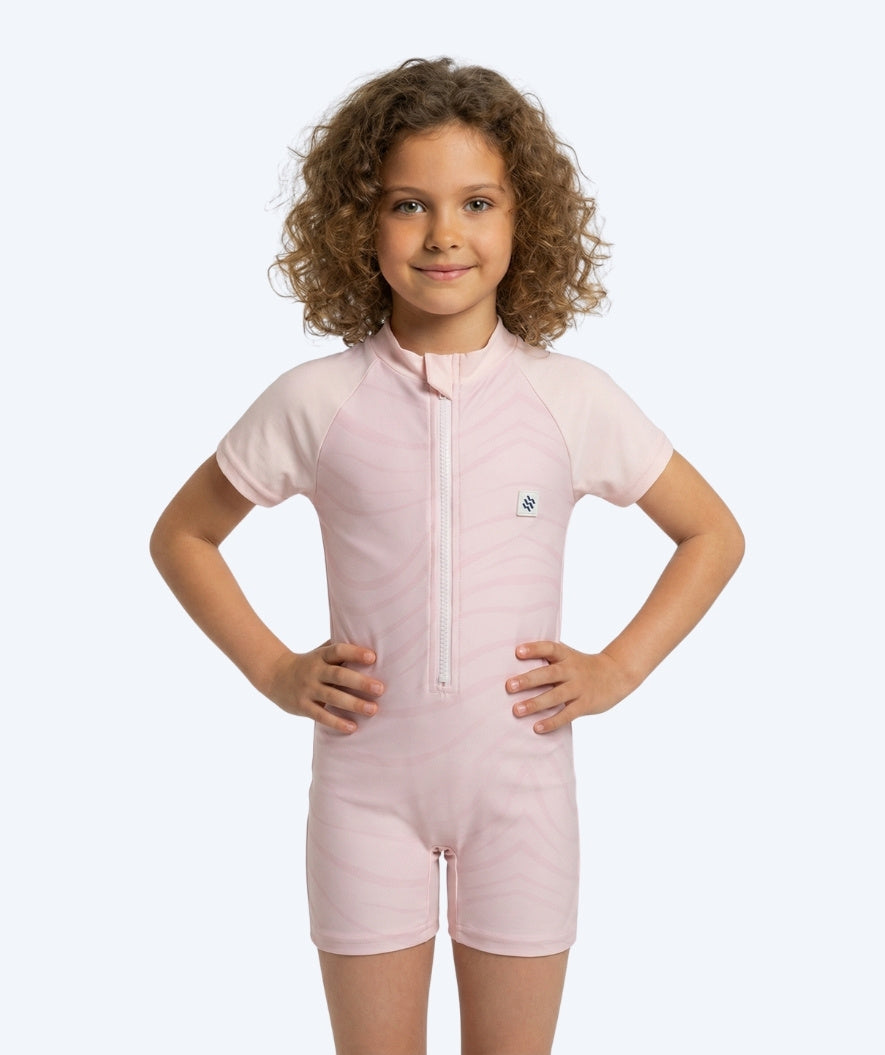 Watery UV-Anzug für Kinder - Fjord Kurzarm Rashguard - Rosa