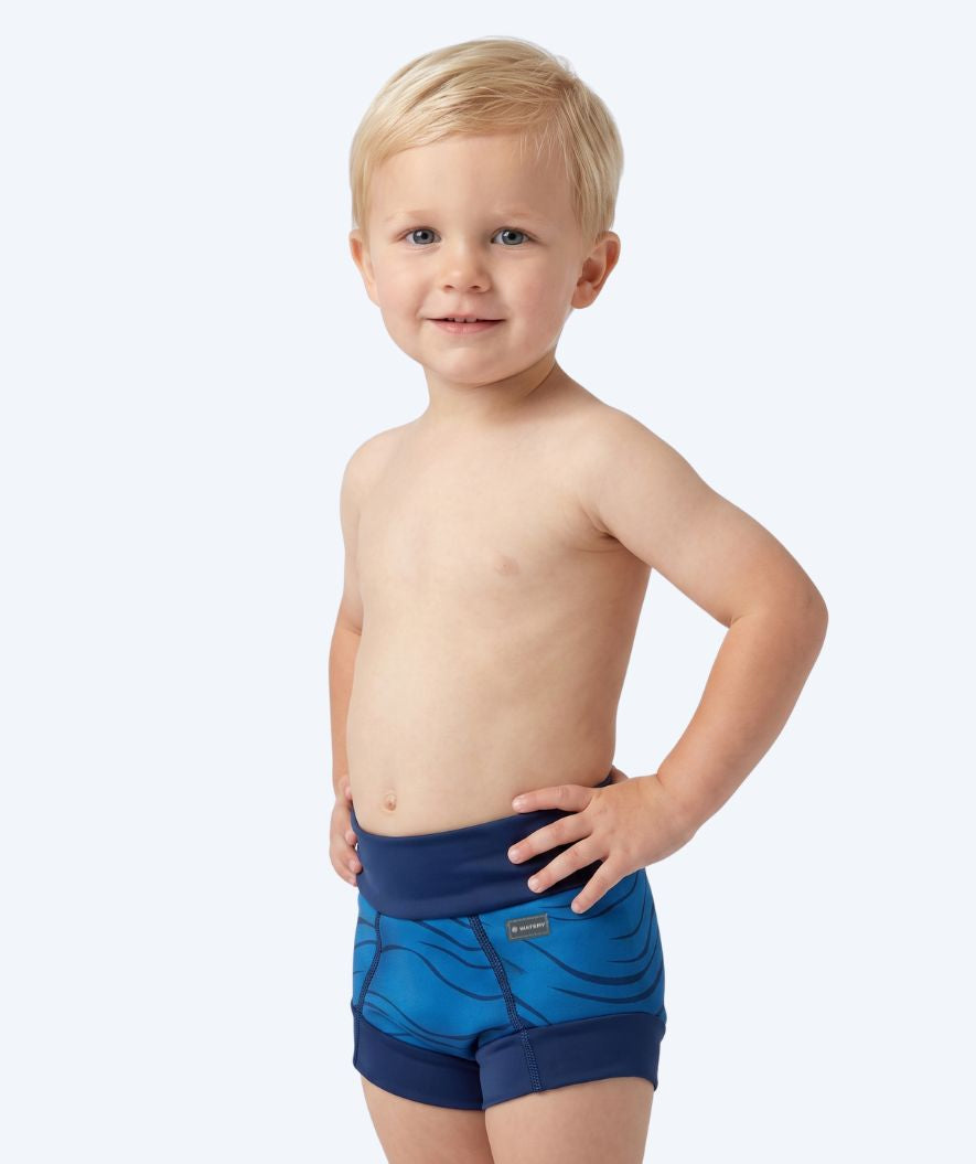 Watery Schwimmwindelhosen für Kinder - Neoprene Swim Nappy - Fjord Blue