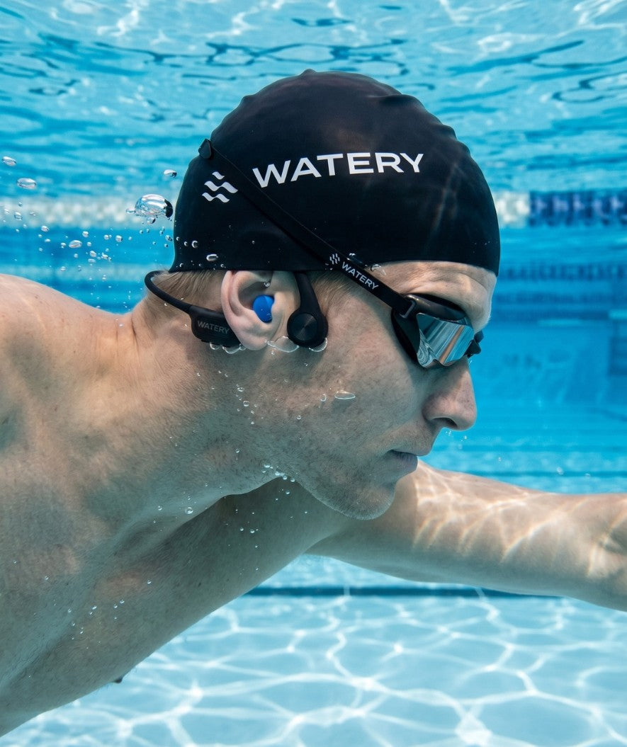 Watery wasserdichte Kopfhörer - S10 Aspire - Schwarz