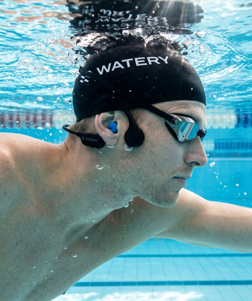 Watery wasserdichte Kopfhörer - S20 Vision - Schwarz