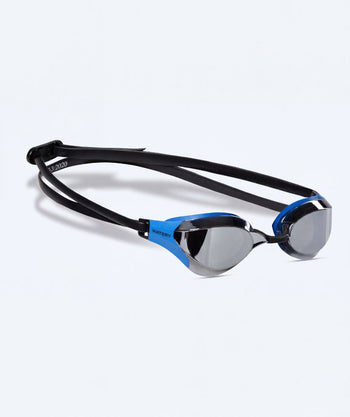 Watery Elite Schwimmbrillen - Rattle Pro Mirror - Blau/Schwarz