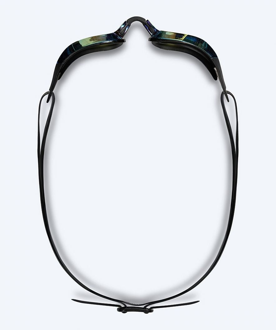 Watery Elite Schwimmbrillen - Rattle Pro Mirror - Schwarz/Gold
