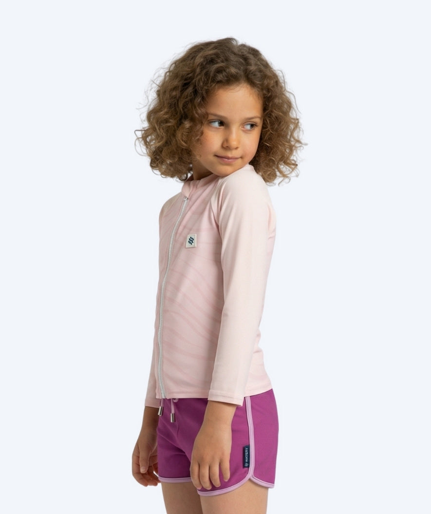 Watery UV Shirt für Kinder - Fjord Langarm Rashguard - Rosa
