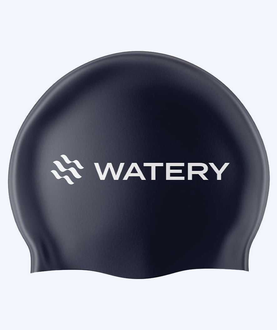 Watery Badekappe (ab 10 Jahre) - Signature Latex - Donkerblau