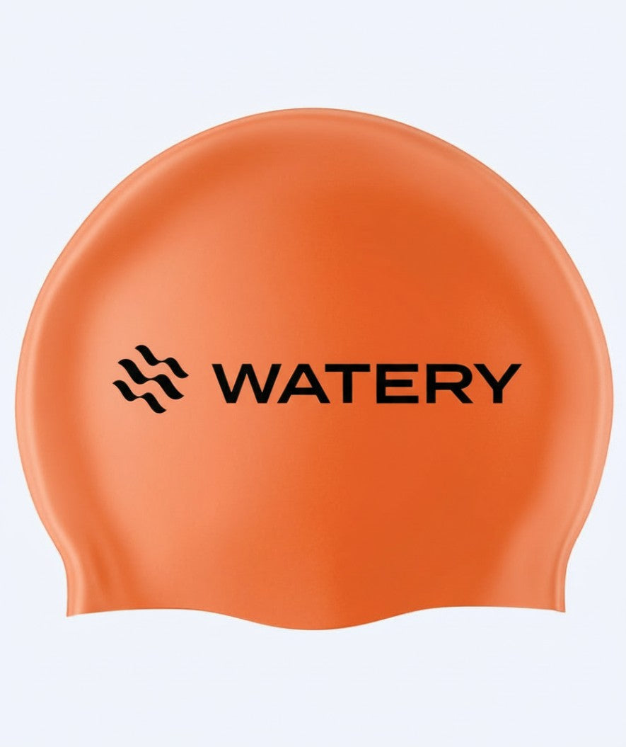 Watery Badekappe (ab 10 Jahre) - Signature Latex - Orange