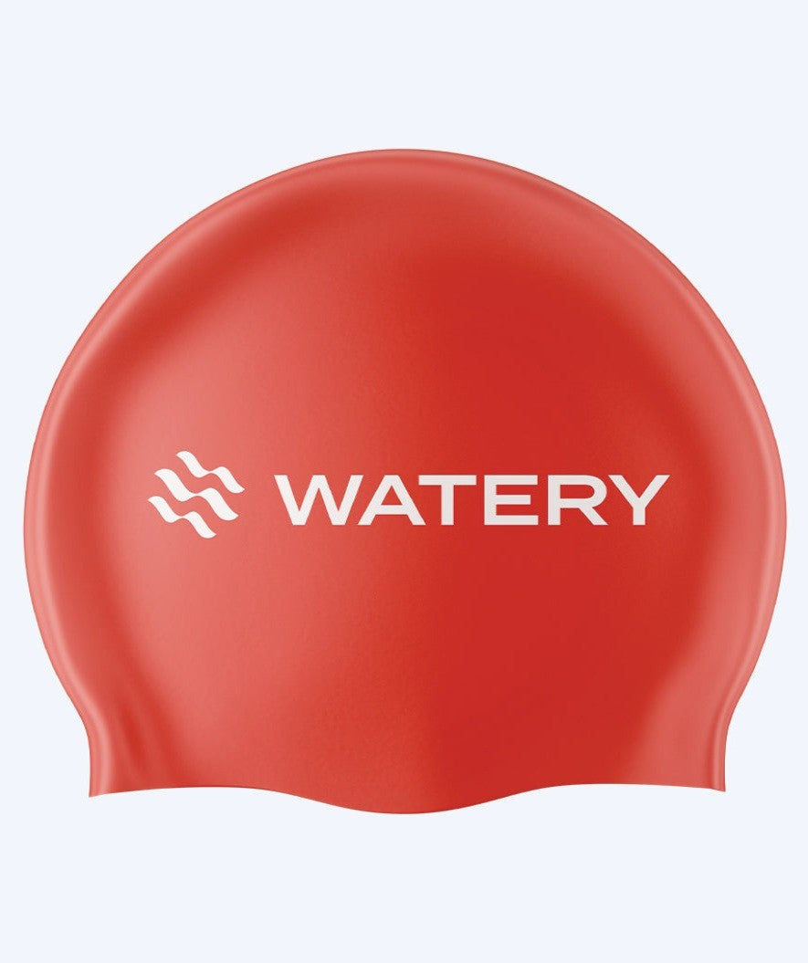 Watery Badekappe (ab 10 Jahre) - Signature Latex - Rot