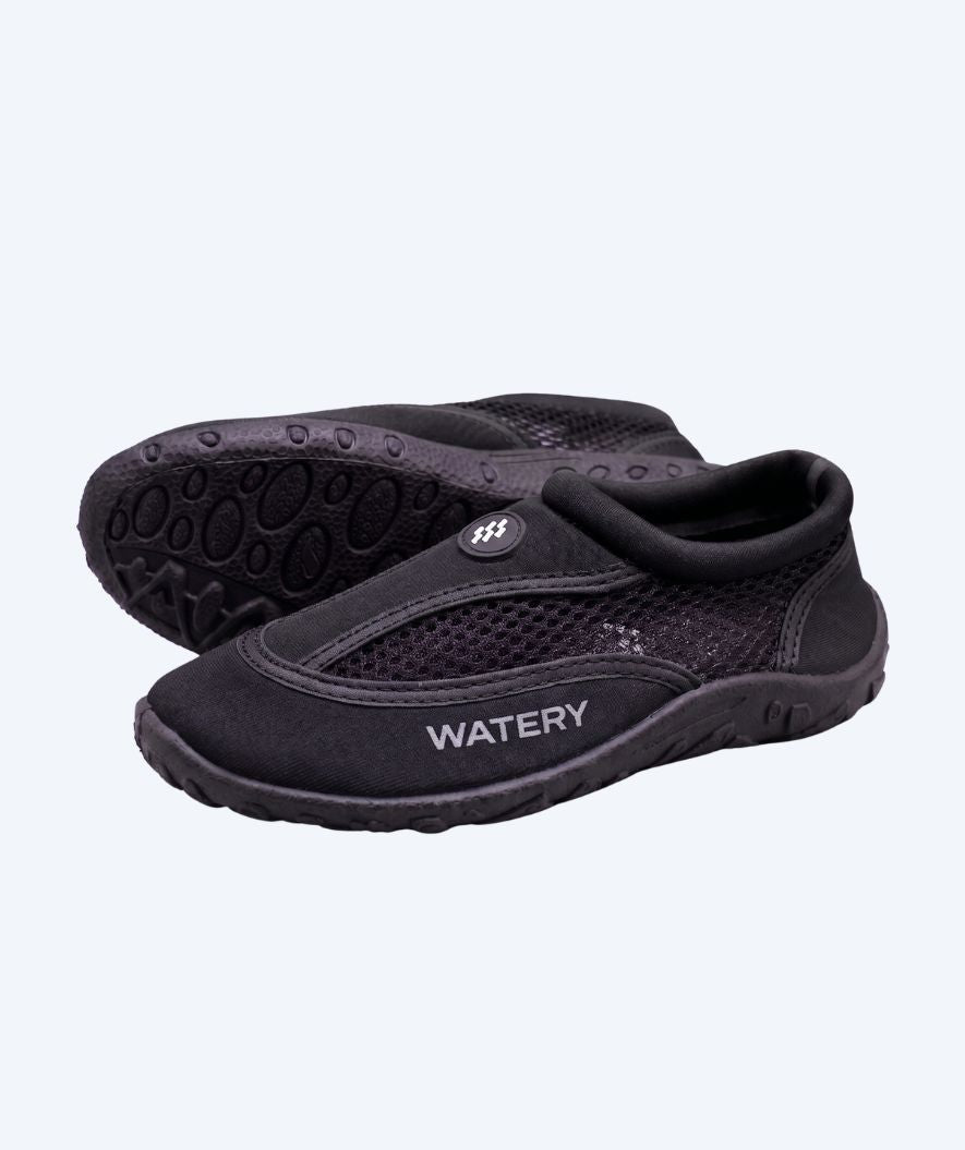 Watery Schwimmschuhe für Kinder - Crab - Schwarz
