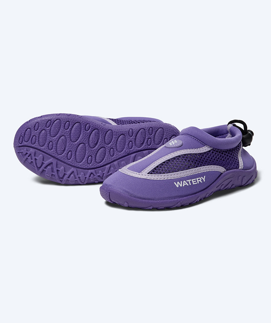Watery Schwimmschuhe für Kinder - Crab - Lila
