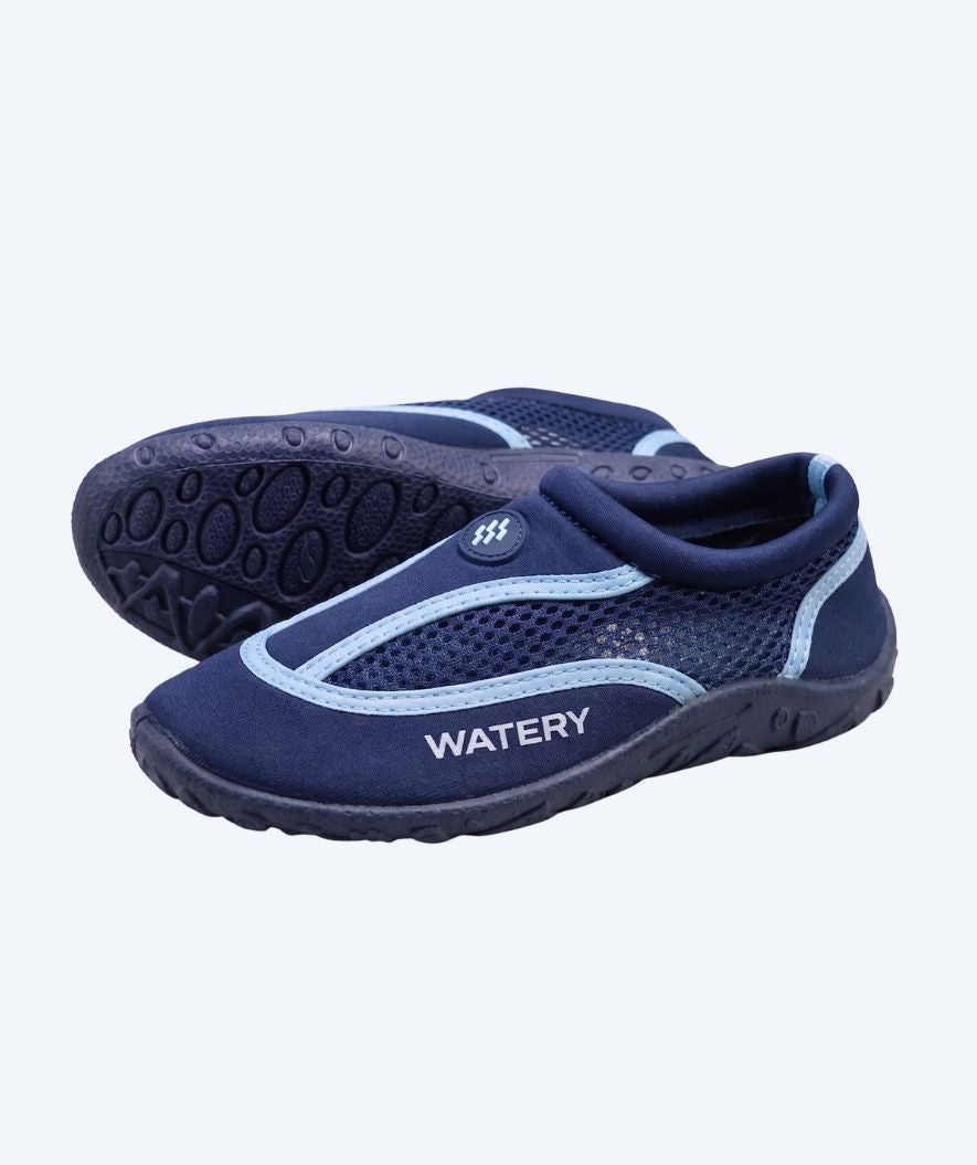 Watery Schwimmschuhe für Kinder - Crab - Donkerblau