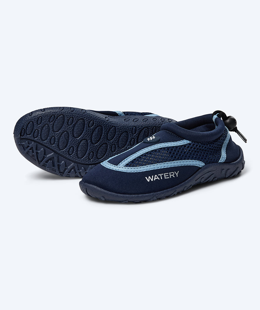 Watery Schwimmschuhe für Kinder - Crab - Donkerblau