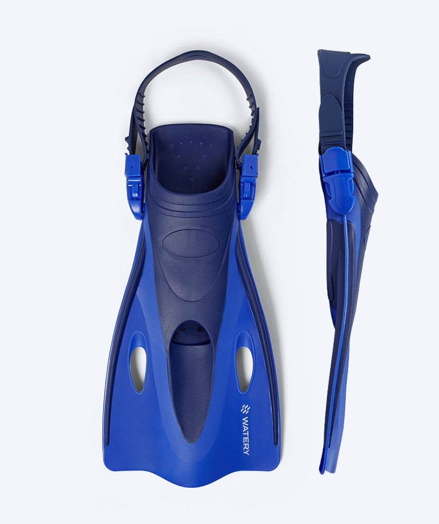 Watery Taucherflossen für Kinder - Launch - Blau