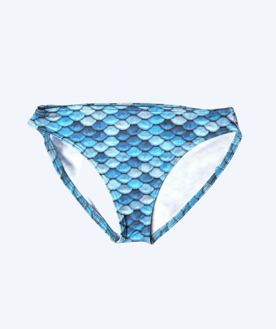 Kuaki Mermaids Bikini-Unterteil für Mädchen- Blau