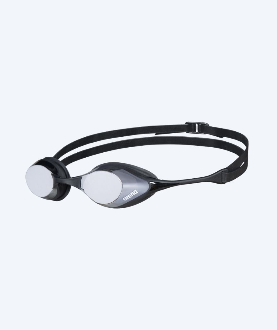 Arena Schwimmbrille fürs Training - Cobra SWIPE Mirror - Schwarz/silber