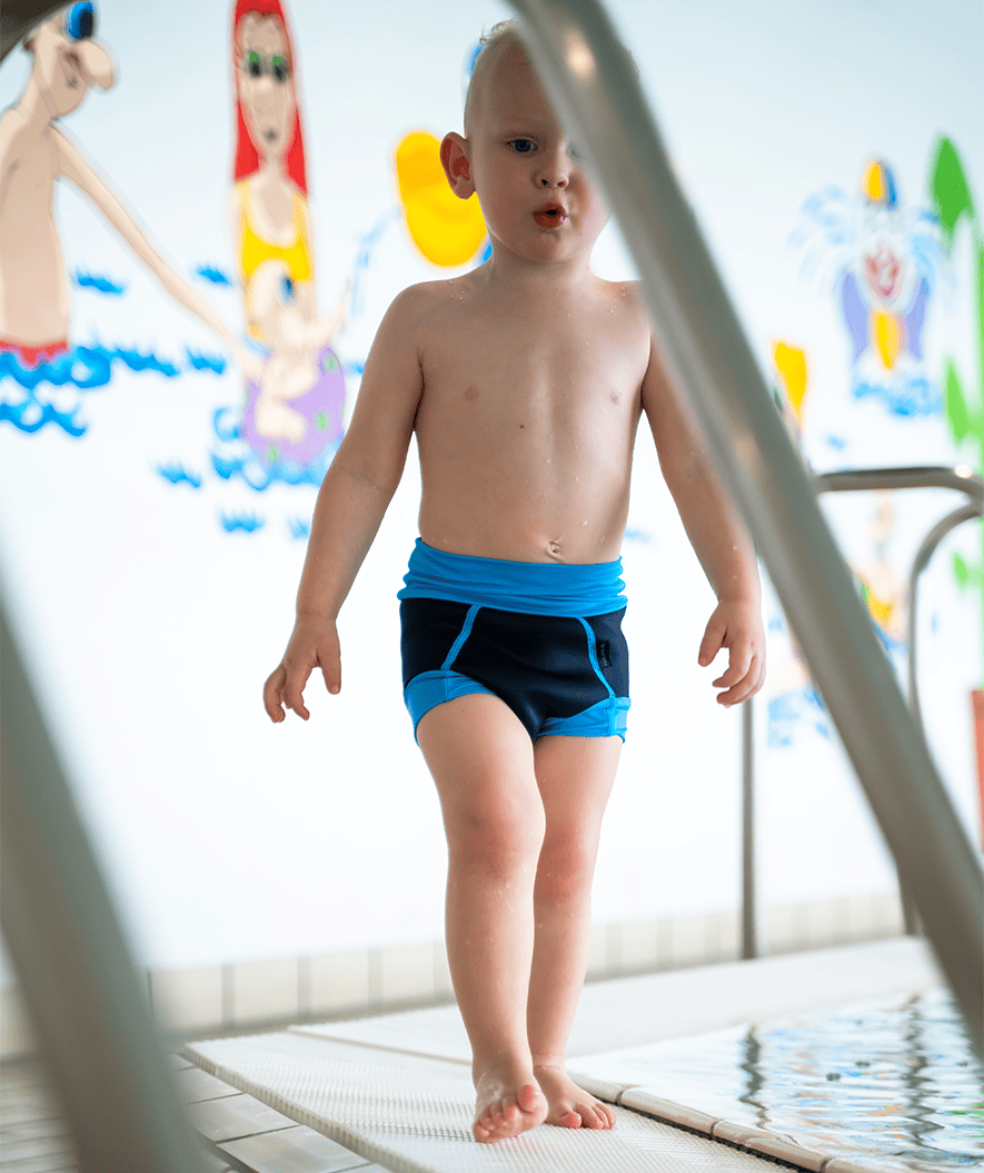 Watery Windelbadehose für Kinder - Neopren Swim Nappy - Atlantic Rosa