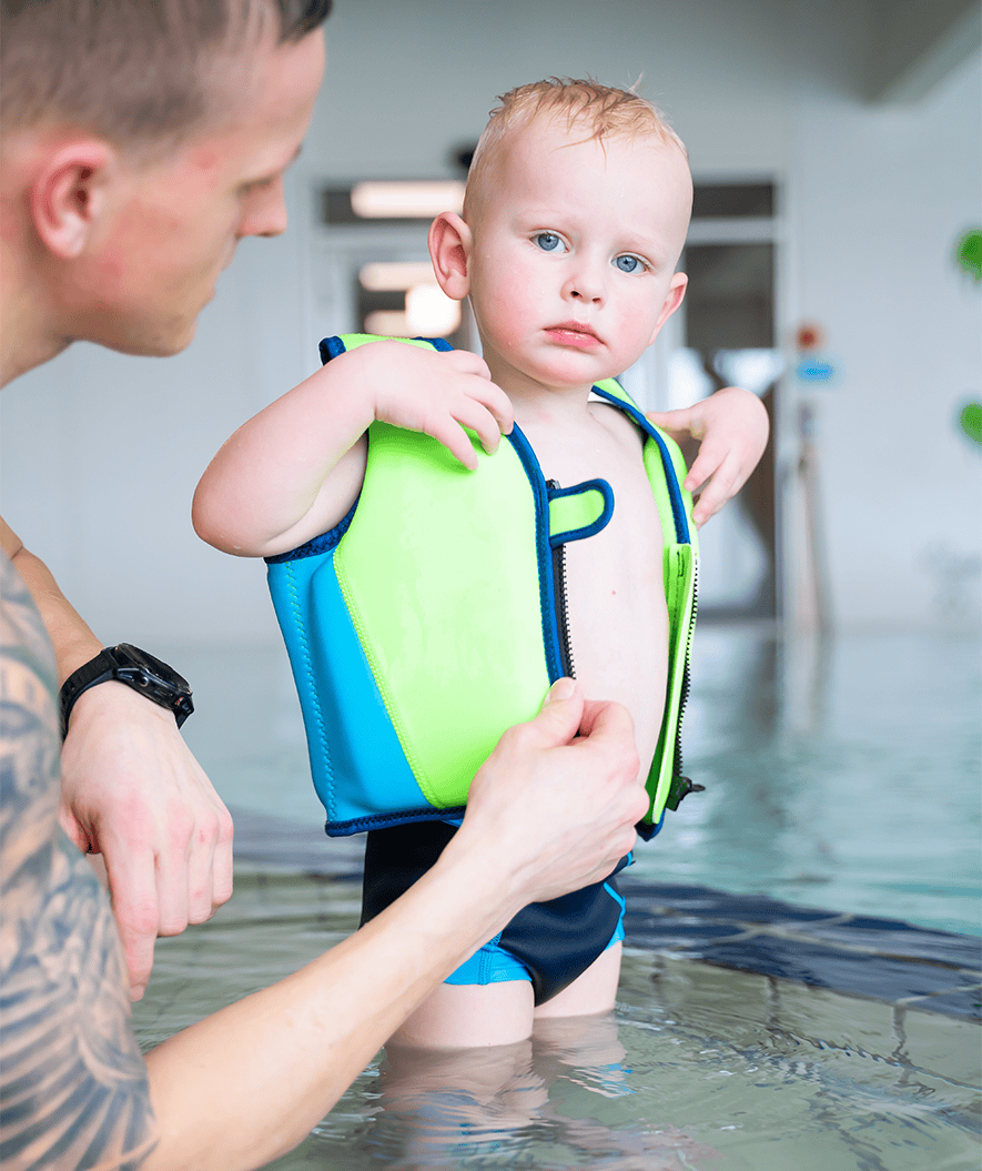 Watery Schwimmweste für Kinder (2-10) - Basic - Grün