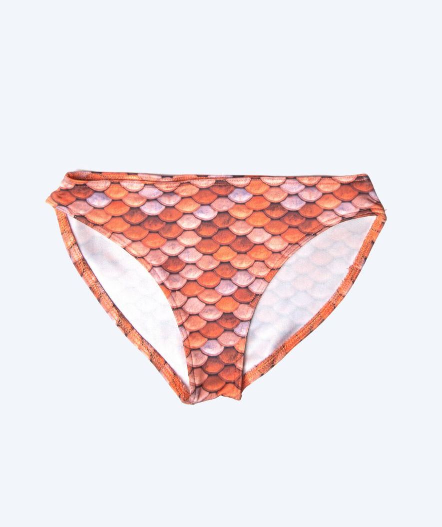 Kuaki Mermaids Bikini-Unterteil für Mädchen- Orange