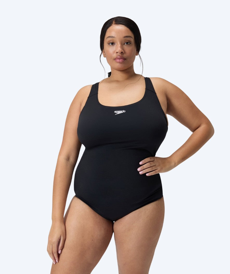 Speedo Badeanzug für Damen in große Größen - Endurance Medalist - Schwarz