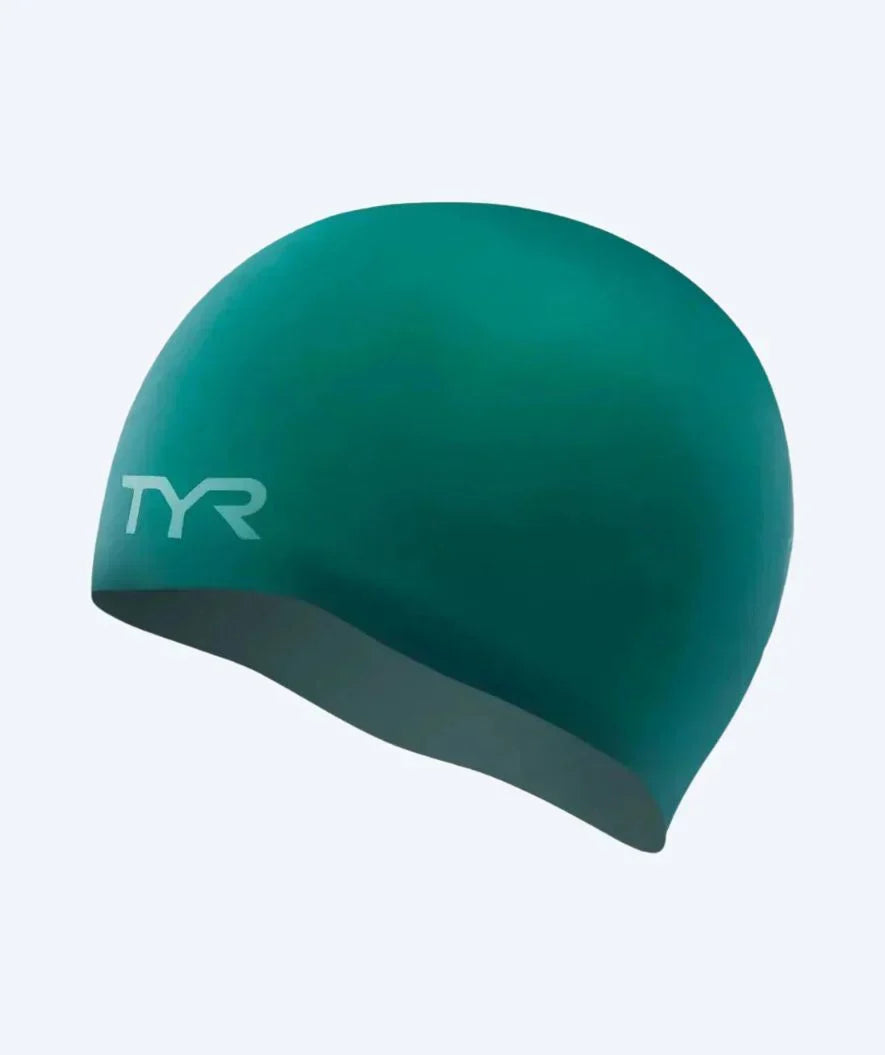 TYR Badekappe - Silicone - Dunkelgrün