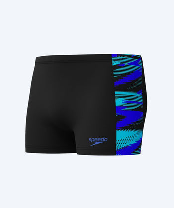 Speedo Aquashorts für Herren - Hyperboom Panel - Schwarz/blau