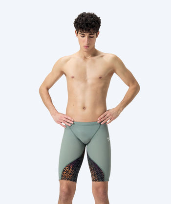 Speedo Wettkampf Badehose für Herren - LZR Ignite - Grün/orange