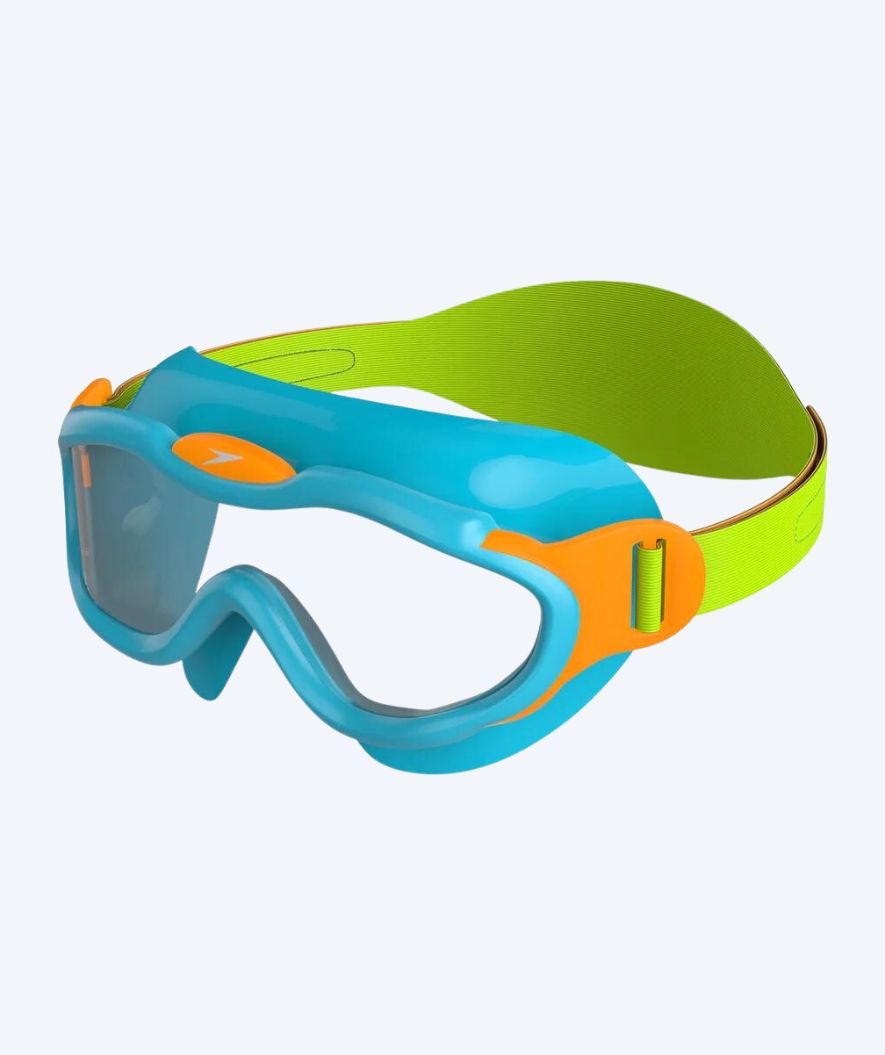 Speedo Schwimmmaske für Kinder (2-6) - Biofuse - Grün/orange