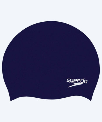Speedo Badekappe für Junioren (6-16) - Plain - Donkerblau