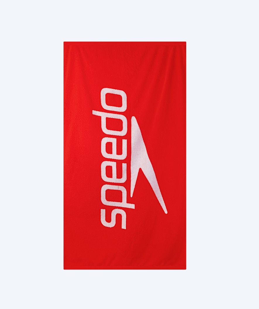 Speedo Badetuch - Logo - Rot/weiß