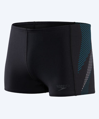 Speedo Aqua Shorts für Herren - Tech Panel - Schwarz/Blau