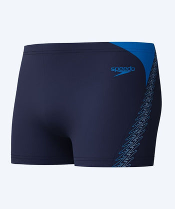 Speedo Aquashorts für Herren - Hyperboom Splice - Donkerblau/Blau