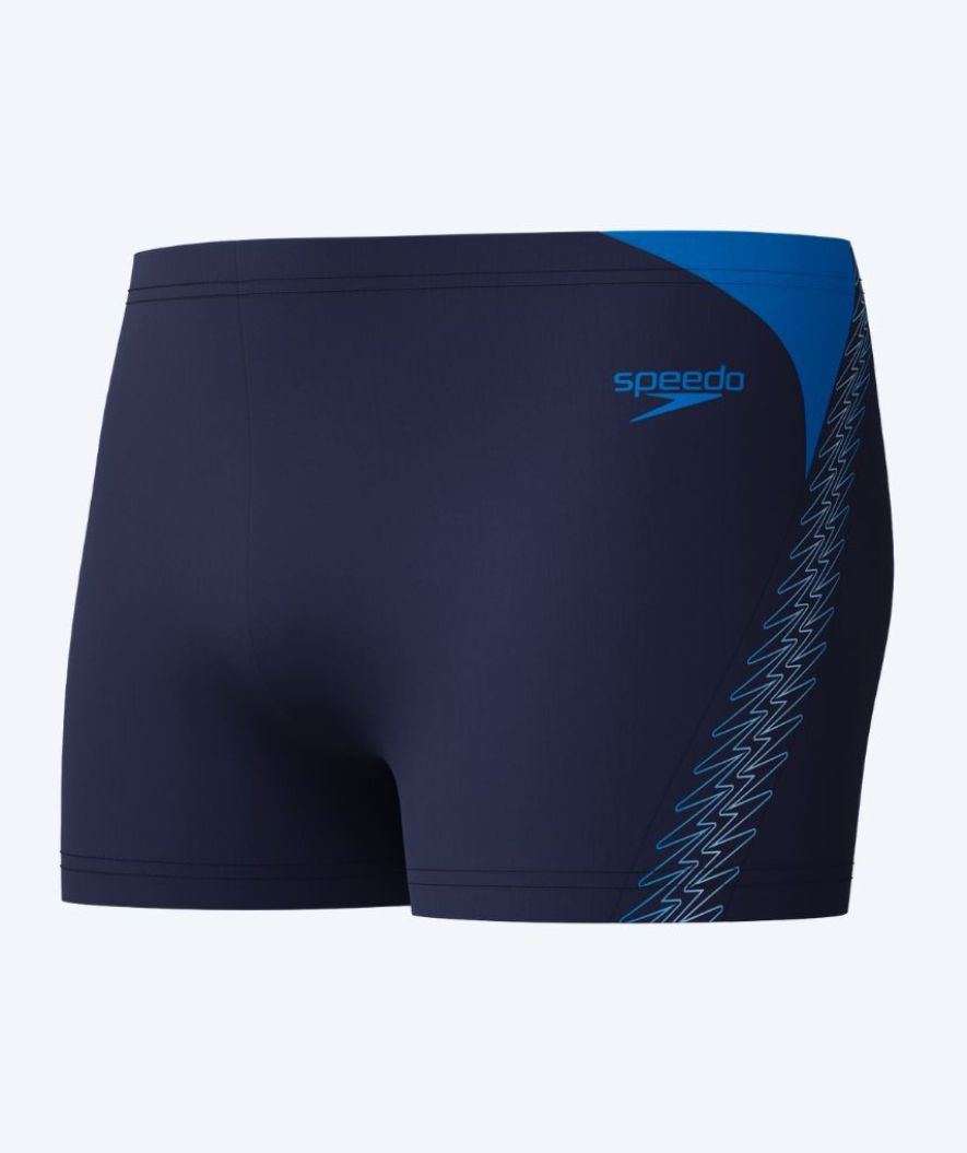 Speedo Aquashorts für Herren - Hyperboom Splice - Donkerblau/Blau