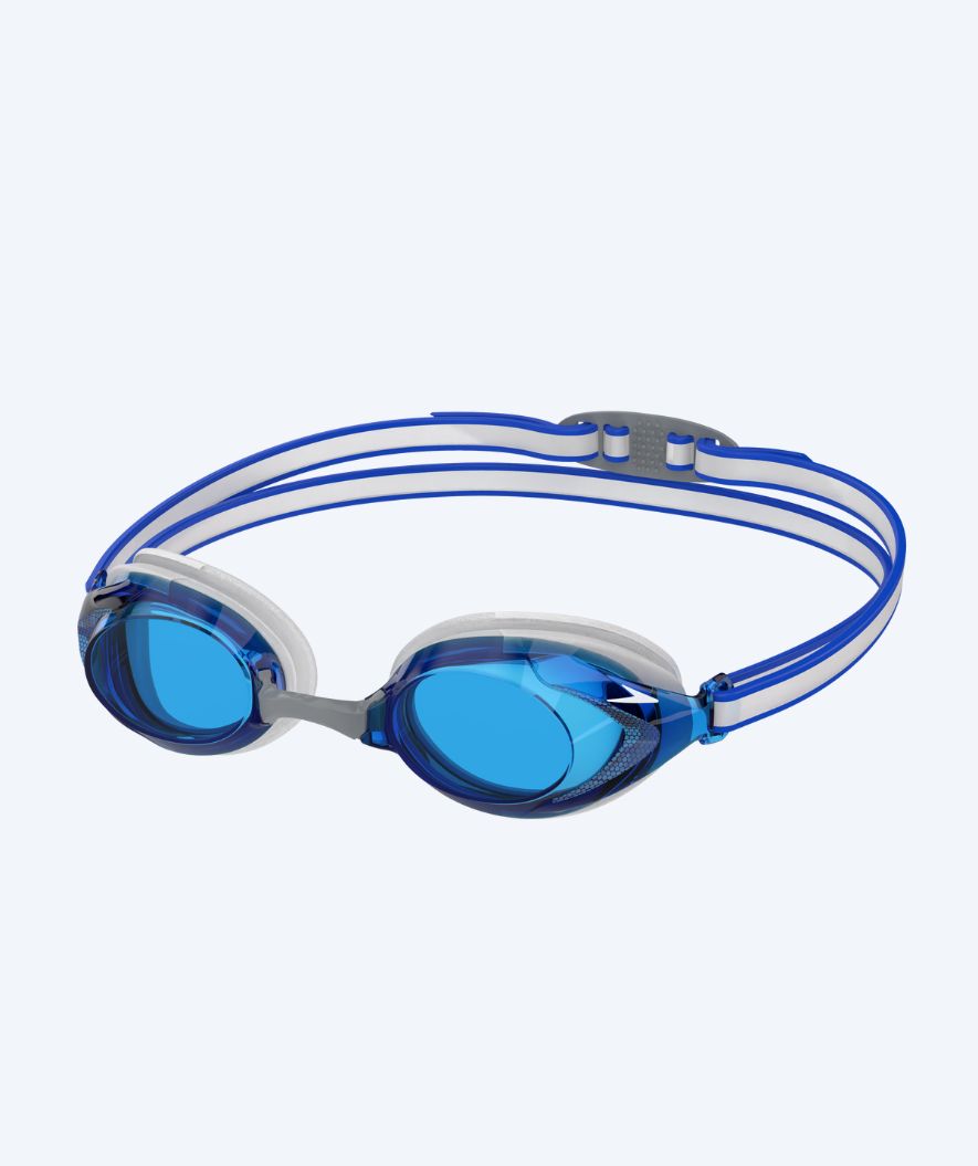 Speedo Wettkampf-Schwimbrille für Kinder (6-14) - Vanquisher 3.0 - Grau/blau
