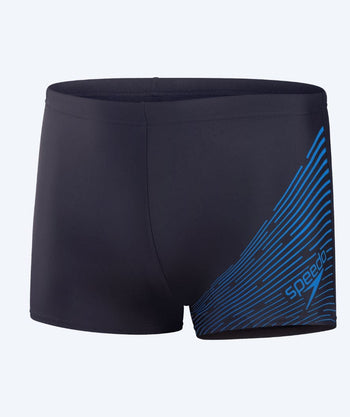 Speedo Aquashorts Badehosen für Männer - Medley Logo - Dunkelblau/blau