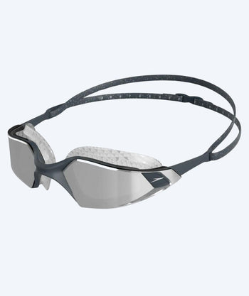 Speedo Freiwasser Schwimmbrille - AquaPulse Pro - Grau/Klar (Mirror Scheiben)