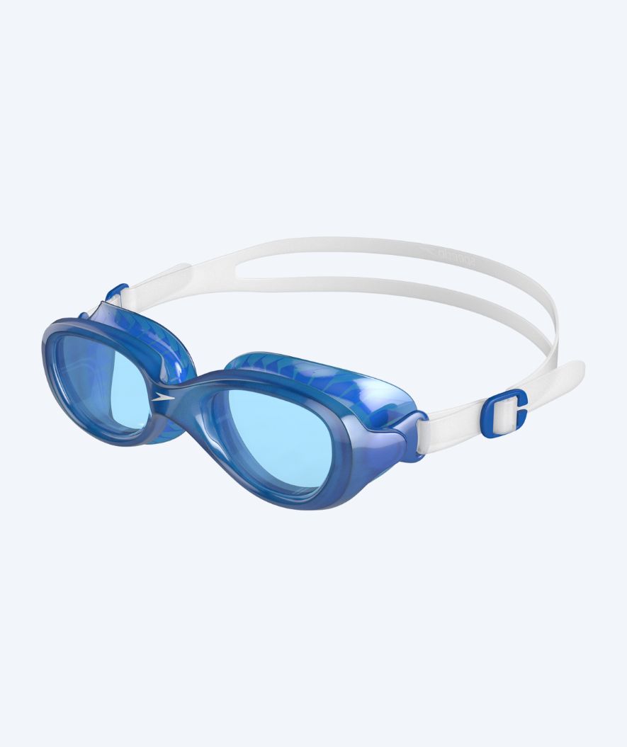 Speedo Schwimmbrille für Kinder (6-14) - Futura Classic - Weiẞ/blau