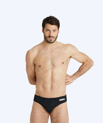 Arena Badeslip für Herren - Team Solid - Schwarz